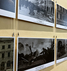 В Волгоградском планетарии открылась выставка «Фотолетопись осады Ленинграда»