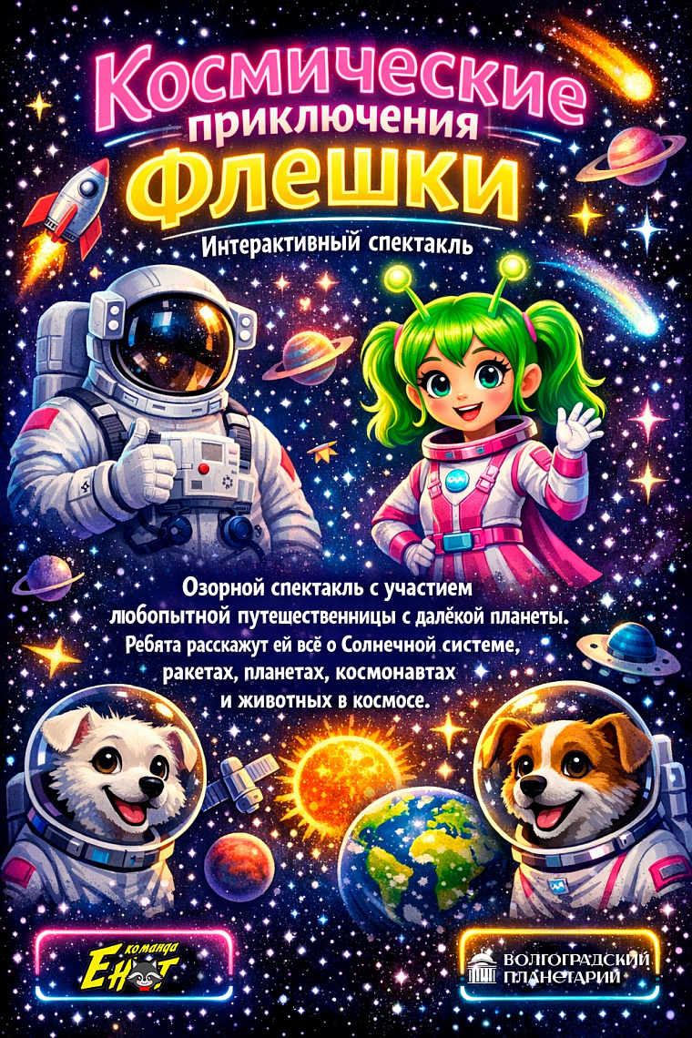 Премьера в планетарии! Флешка уже в пути!